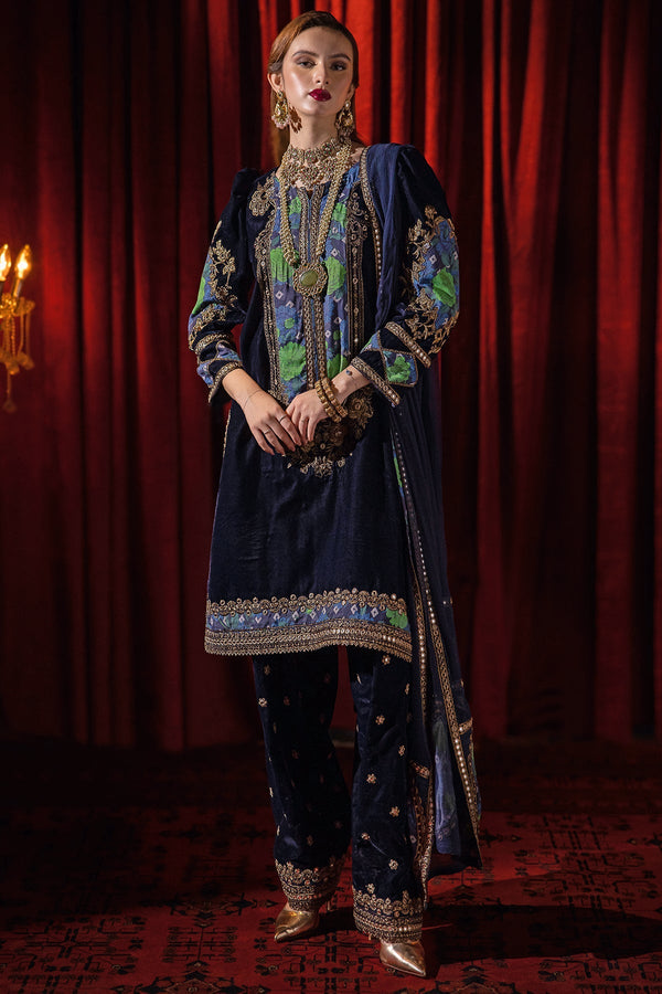 Charizma | Signora Velvet | Velvet CVT4-09 by Charizma - Designer Dress - Type: Ladies Clothes - Available at Libayah - 100% Original