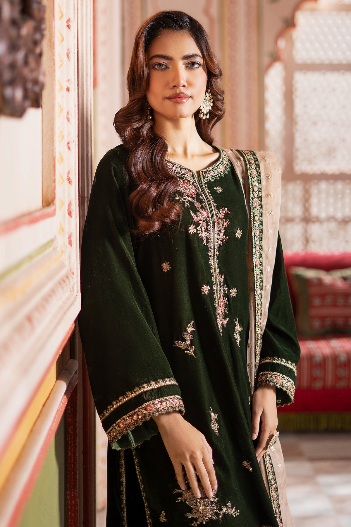 Charizma | Signora Velvet | CVT4-16 by Charizma - Designer Dress - Type: Ladies Clothes - Available at Libayah - 100% Original