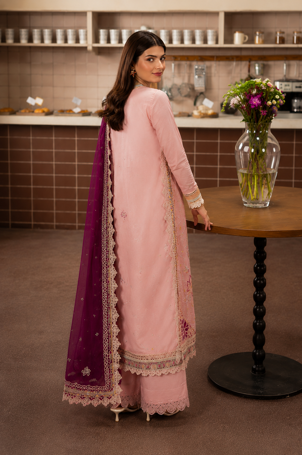 Afrozeh | Basic Pret 26 RTW | NACRE by Afrozeh - Designer Dress  - Type : Ladies Clothes - Available at Libayah - 100% Original 