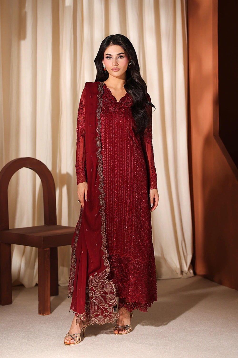 Afrozeh | Basic Pret 26 RTW | NACRE by Afrozeh - Designer Dress  - Type : Ladies Clothes - Available at Libayah - 100% Original 