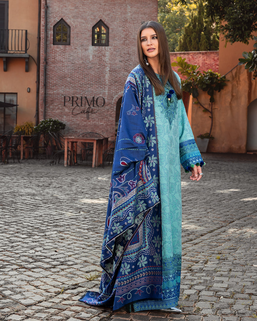 Chianti Glow – authentic Pakistani dress from the Mushq Winter Broadway 25 collection for women in the UK.