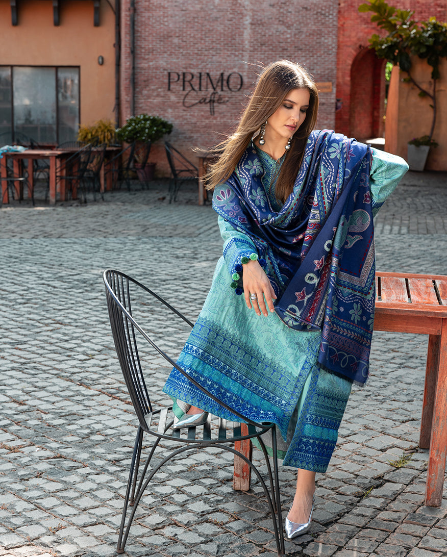 Chianti Glow – authentic Pakistani dress from the Mushq Winter Broadway 25 collection for women in the UK.