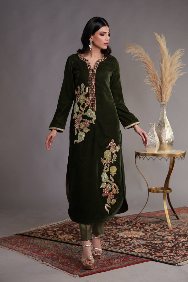 Shamaeel Ansari | Winter Festive 25 | WFE-08 by Shamaeel Ansari - Designer Dress - Type: Ladies Clothes - Available at Libayah - 100% Original