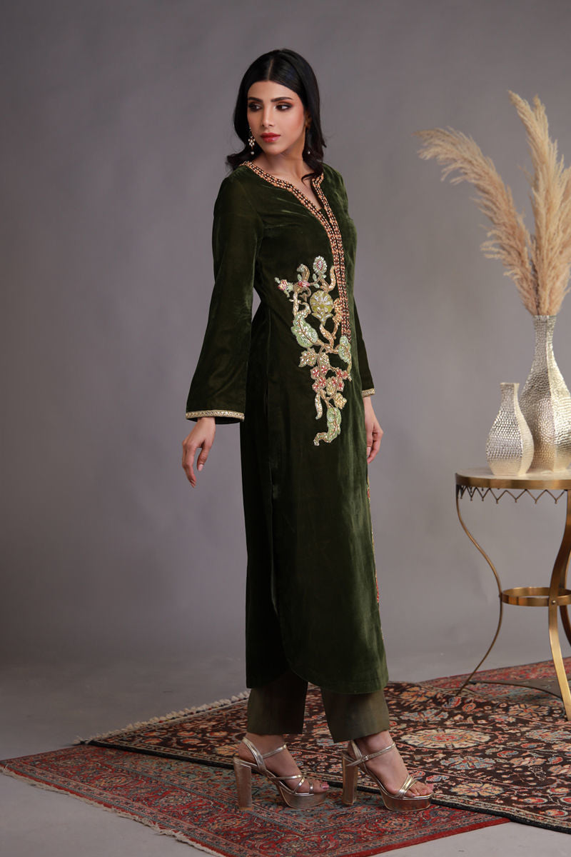 Shamaeel Ansari | Winter Festive 25 | WFE-08 by Shamaeel Ansari - Designer Dress - Type: Ladies Clothes - Available at Libayah - 100% Original