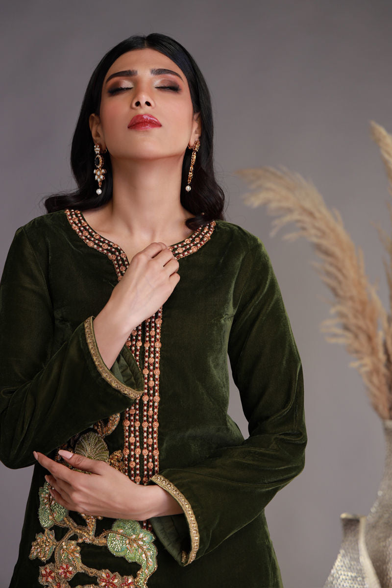 Shamaeel Ansari | Winter Festive 25 | WFE-08 by Shamaeel Ansari - Designer Dress - Type: Ladies Clothes - Available at Libayah - 100% Original