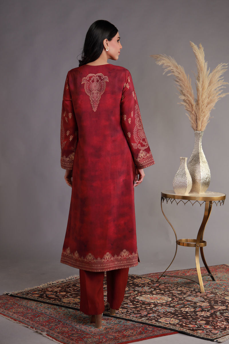 Shamaeel Ansari | Winter Festive 25 | WFE-02 by Shamaeel Ansari - Designer Dress - Type: Ladies Clothes - Available at Libayah - 100% Original