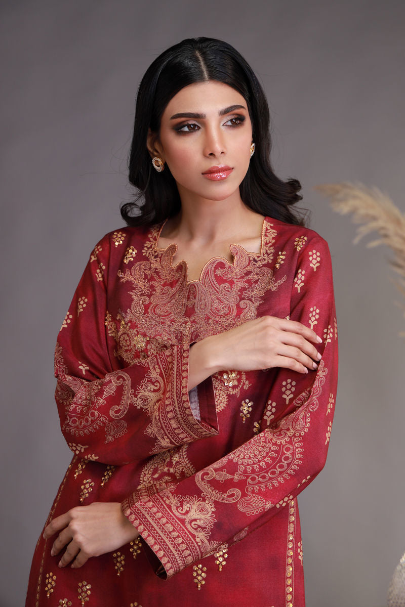 Shamaeel Ansari | Winter Festive 25 | WFE-02 by Shamaeel Ansari - Designer Dress - Type: Ladies Clothes - Available at Libayah - 100% Original