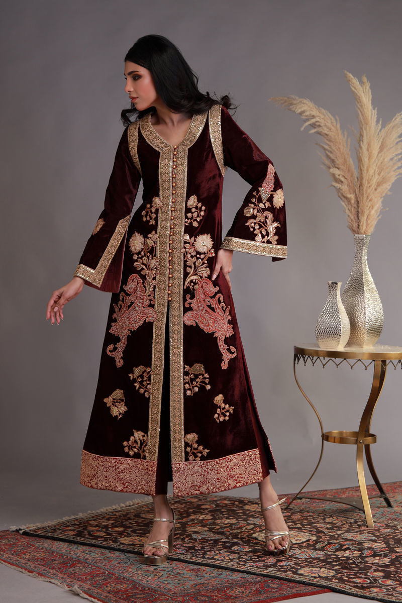 Shamaeel Ansari | Winter Festive 25 | WFE-01 by Shamaeel Ansari - Designer Dress - Type: Ladies Clothes - Available at Libayah - 100% Original