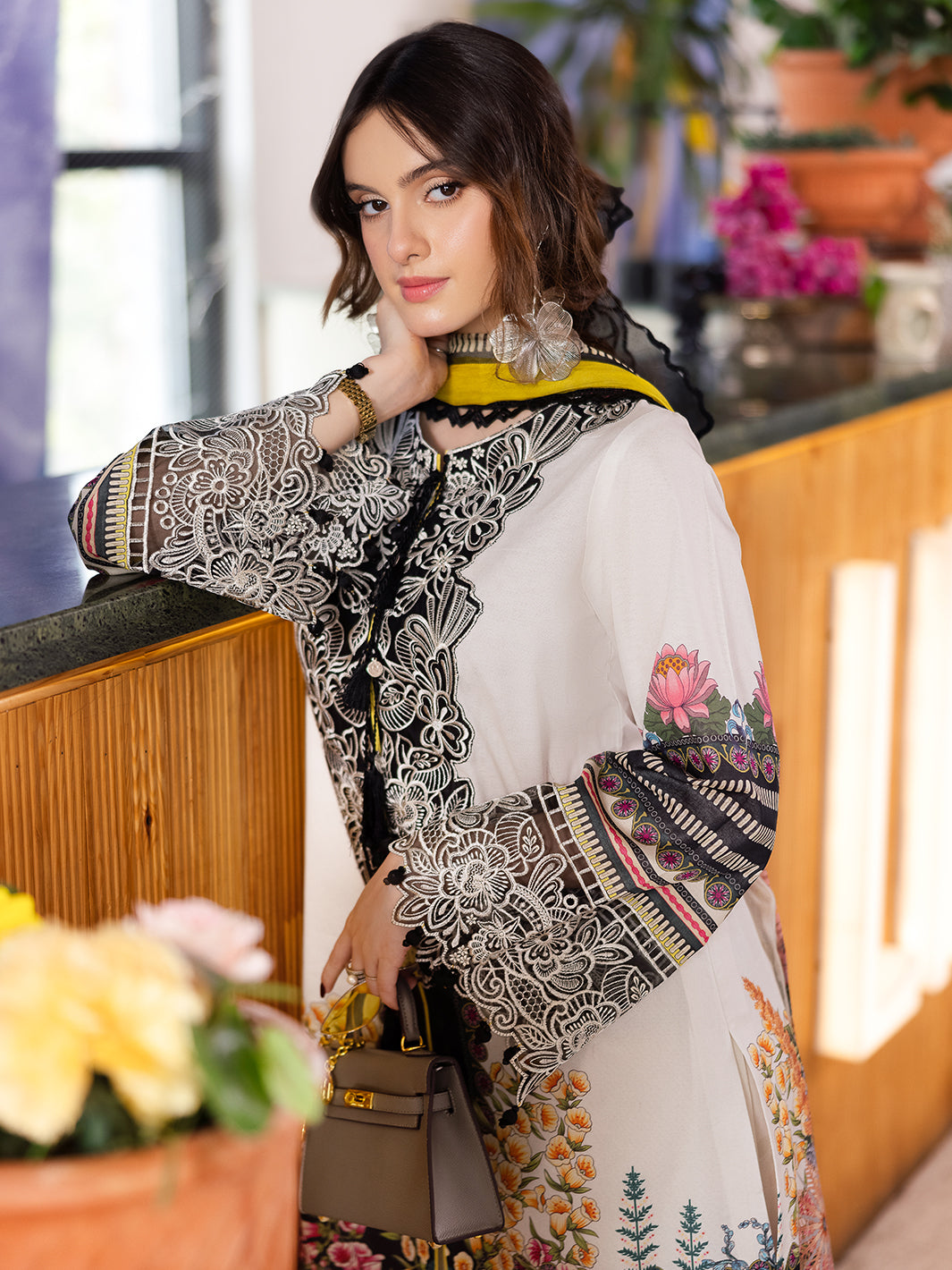 Mahnur | After Hours Luxury Lawn 25 | ChitChat Charm by Mahnur - Designer Dress - Type: Ladies Clothes - Available at Libayah - 100% Original