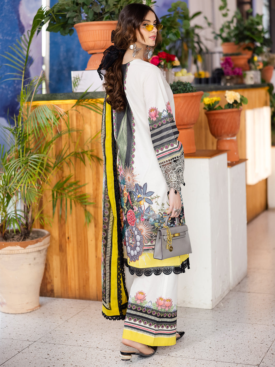 Mahnur | After Hours Luxury Lawn 25 | ChitChat Charm by Mahnur - Designer Dress - Type: Ladies Clothes - Available at Libayah - 100% Original