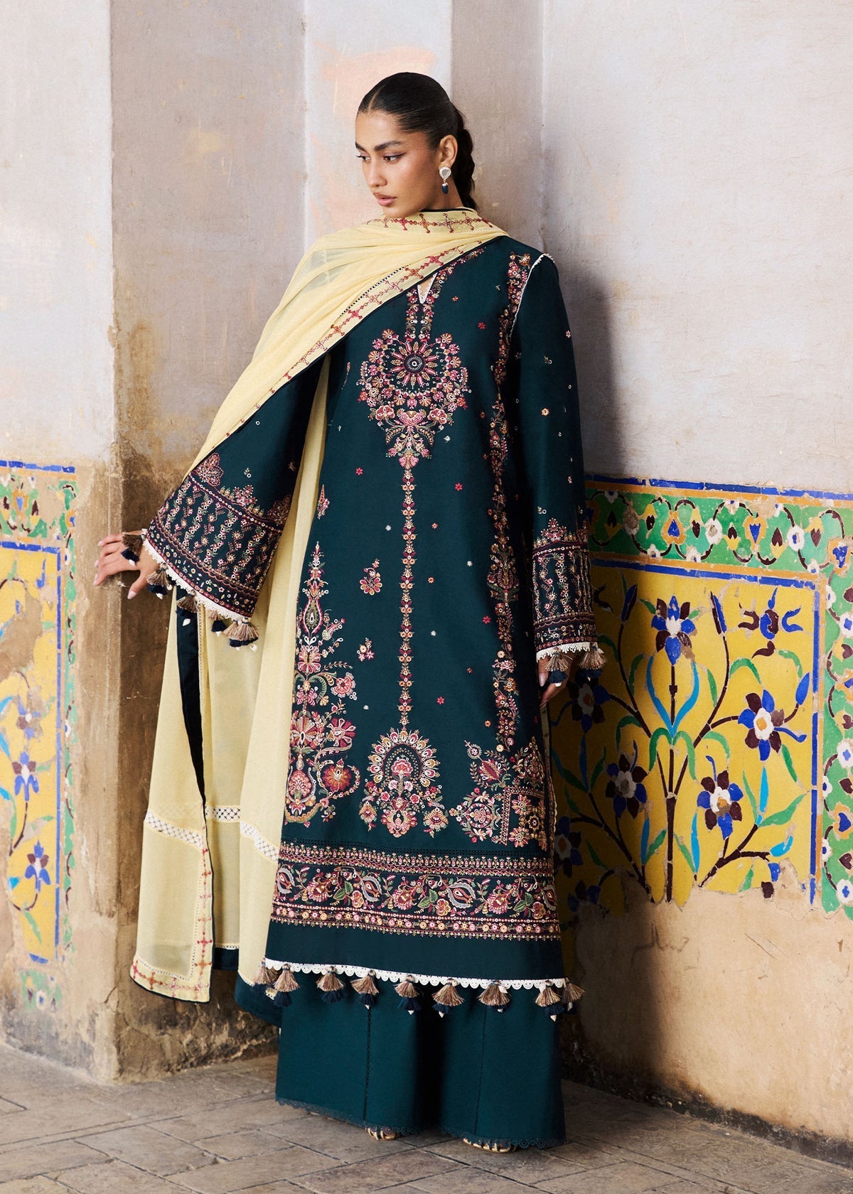 Hussain Rehar | Zan SS26 | Cinko by Hussain Rehar - Designer Dress  - Type : Ladies Clothes - Available at Libayah - 100% Original 