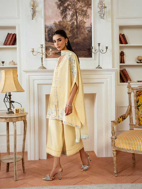 Epoque | Elysia Luxury Pret | Citrine - Designer Dress - Type : Ladies Clothes - Available at Libayah - 100% Original