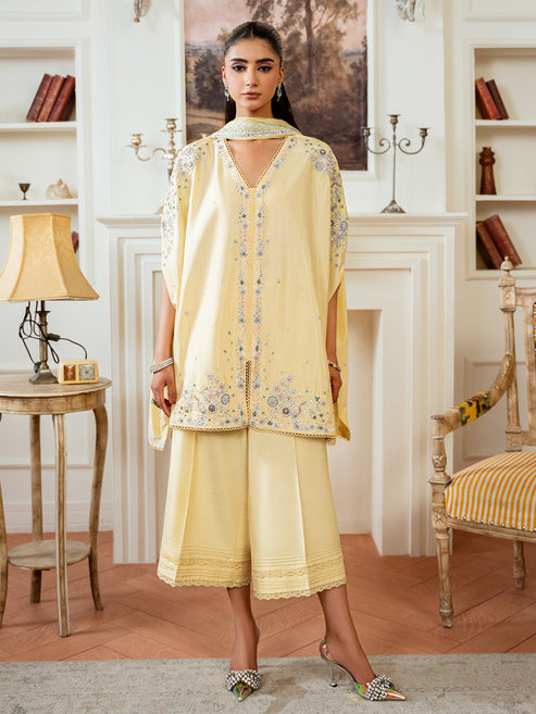 Epoque | Elysia Luxury Pret | Citrine - Designer Dress - Type : Ladies Clothes - Available at Libayah - 100% Original