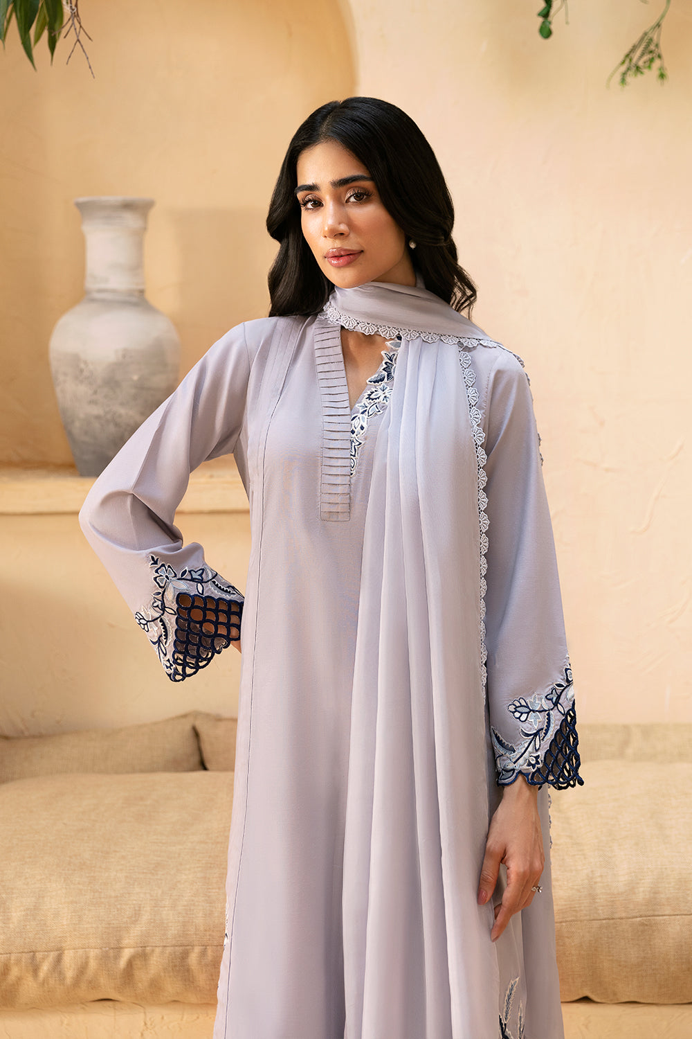 Azure | Luxury Premium Cambric 24 | Cloud Couture by Azure - Designer Dress - Type: Luxury - Available at Libayah - 100% Original