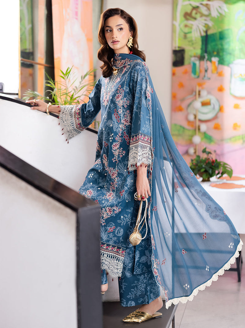 Mahnur | After Hours Luxury Lawn 25 | Confetti Hour by Mahnur - Designer Dress - Type: Ladies Clothes - Available at Libayah - 100% Original