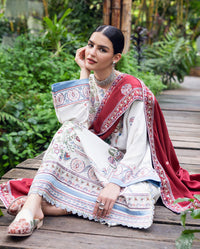 Mushq | Hemline Karandi | Coper Blaze by Mushq - Designer Dress - Type : Ladies Clothes - Available at Libayah - 100% Original 