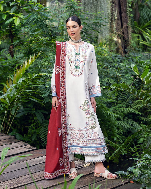 Mushq | Hemline Karandi | Coper Blaze by Mushq - Designer Dress - Type : Ladies Clothes - Available at Libayah - 100% Original 