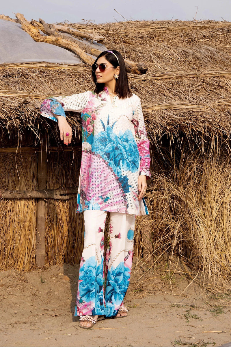 Adans Libas | Embrodiered Co Ord Sets | Camelia 4094 by Adans Libas - Designer Dress  - Type : Ladies Clothes - Available at Libayah - 100% Original 