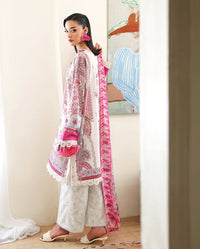 Roheenaz | Eclat Garden Printed Lawn | Coral Hibiscus by Roheenaz - Designer Dress  - Type : Ladies Clothes - Available at Libayah - 100% Original 