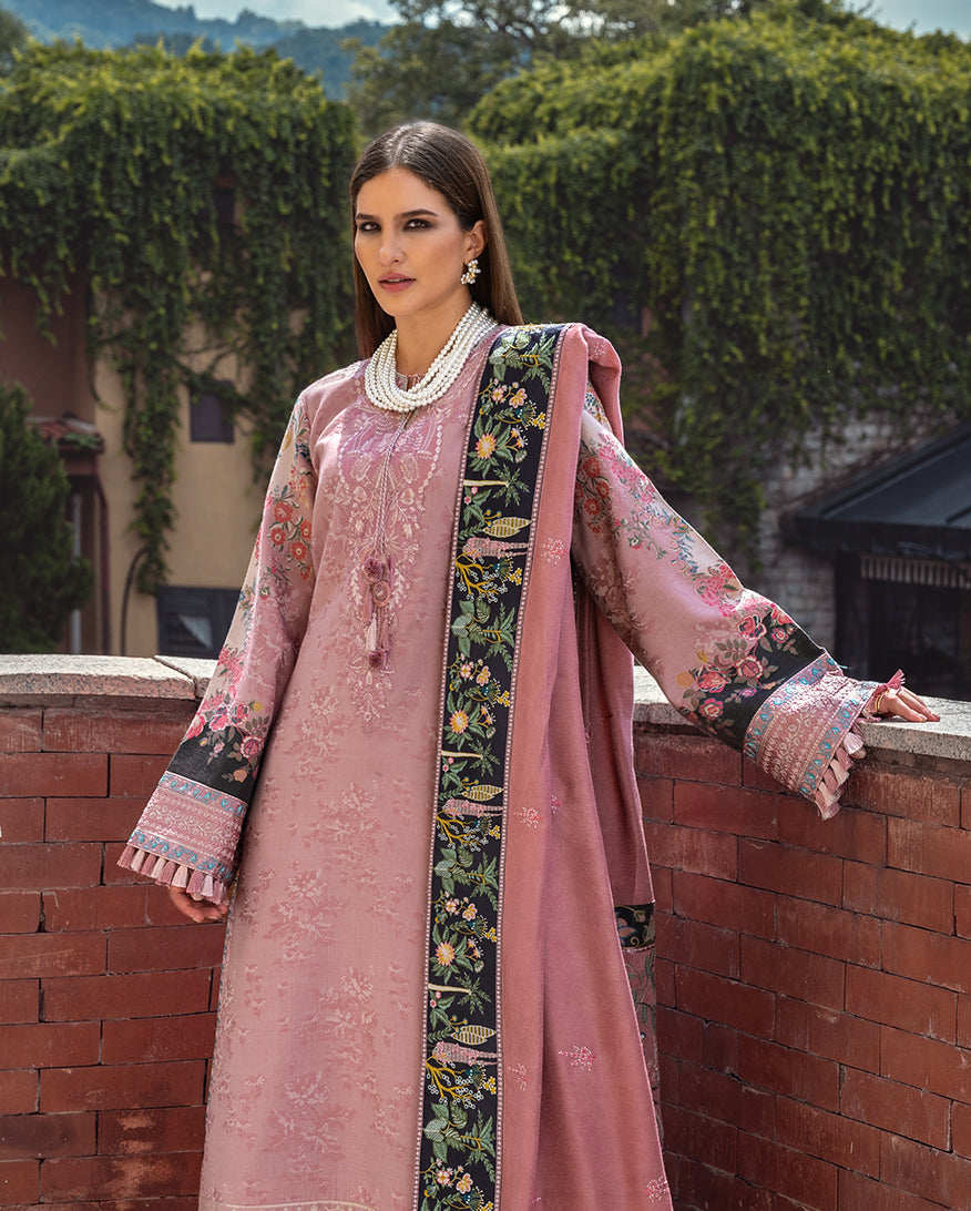 Cortona Bloom – authentic Pakistani dress from the Mushq Winter Broadway 25 collection for women in the UK.