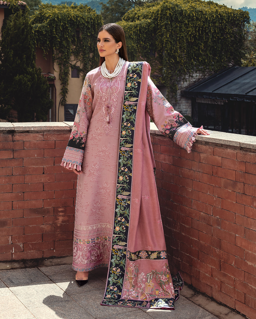 Cortona Bloom – authentic Pakistani dress from the Mushq Winter Broadway 25 collection for women in the UK.