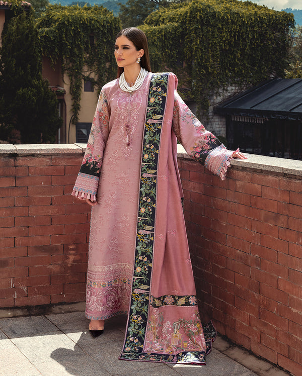 Cortona Bloom – authentic Pakistani dress from the Mushq Winter Broadway 25 collection for women in the UK.