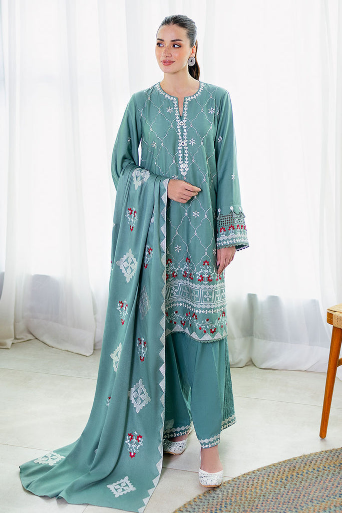 Cross Stitch | Cotton Satin 25 | SAGE LOOM by Cross Stitch - Designer Dress  - Type : Ladies Clothes - Available at Libayah - 100% Original 