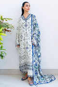 Cross Stitch | Cotton Satin 25 | IVORY ORCHID by Cross Stitch - Designer Dress  - Type : Ladies Clothes - Available at Libayah - 100% Original 