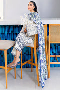Cross Stitch | Cotton Satin 25 | IVORY ORCHID by Cross Stitch - Designer Dress  - Type : Ladies Clothes - Available at Libayah - 100% Original 