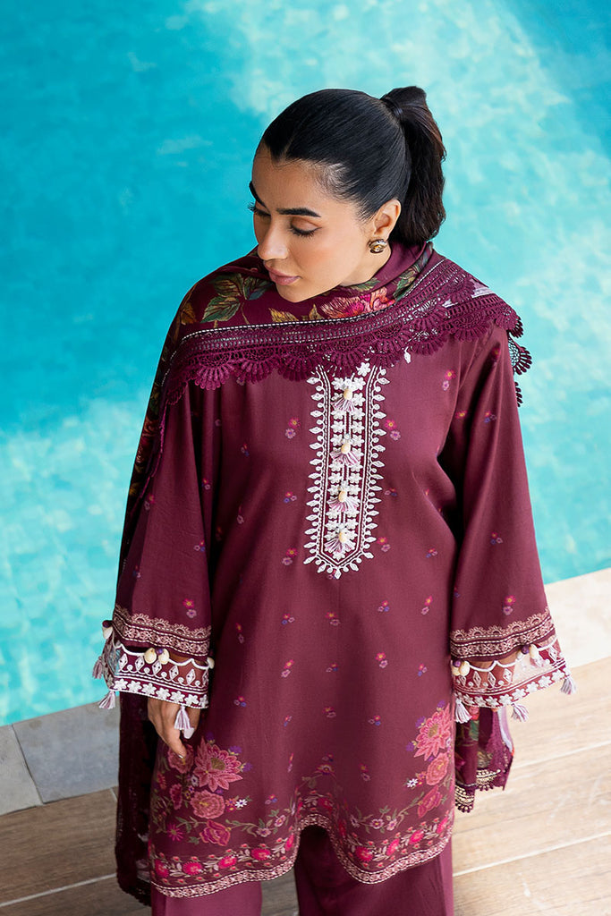 Cross Stitch | Cotton Satin 25 | FLORAL MUSE by Cross Stitch - Designer Dress  - Type : Ladies Clothes - Available at Libayah - 100% Original 