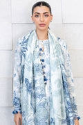Cross Stitch | Cotton Satin 25 |  WHIMSICAL TEAL by Cross Stitch - Designer Dress  - Type : Ladies Clothes - Available at Libayah - 100% Original 