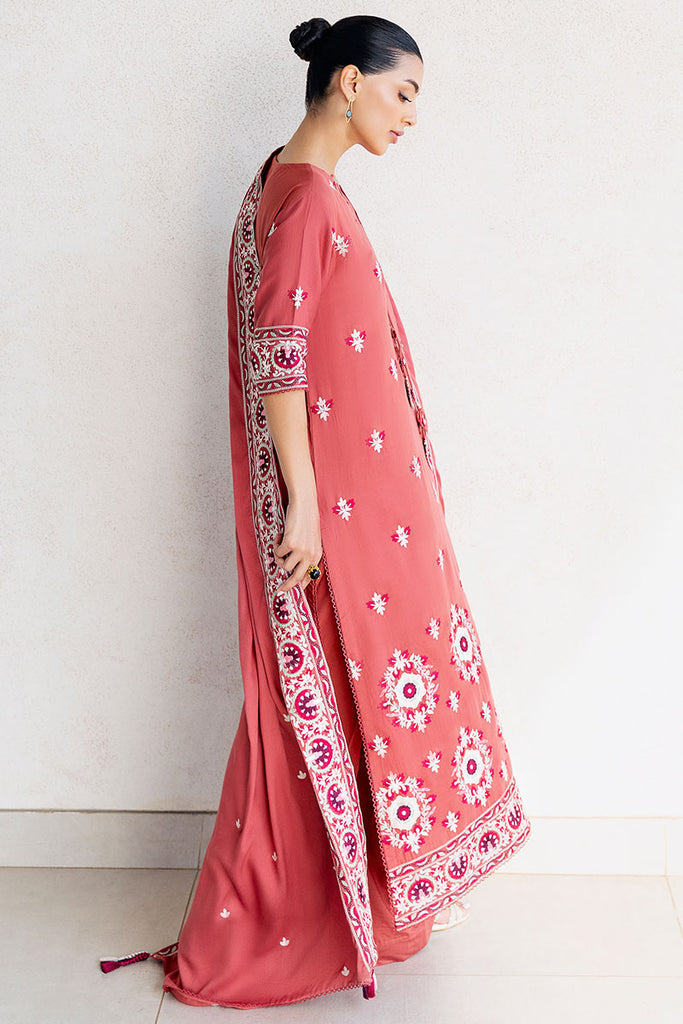 Cross Stitch | Cotton Satin 25 |  DUSTY SUNSET by Cross Stitch - Designer Dress  - Type : Ladies Clothes - Available at Libayah - 100% Original 
