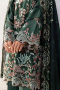 Cross Stitch | Cotton Satin 25 | GREEN ORNATE by Cross Stitch - Designer Dress  - Type : Ladies Clothes - Available at Libayah - 100% Original 