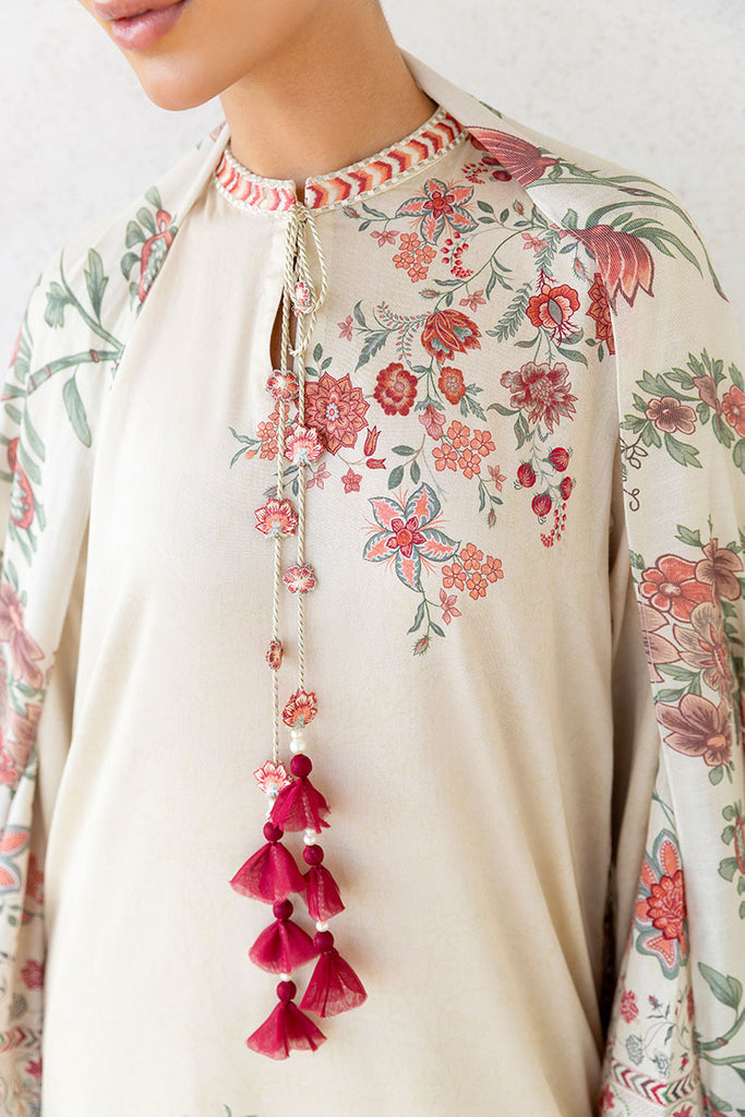 Cross Stitch | Cotton Satin 25 |  PETAL SAND by Cross Stitch - Designer Dress  - Type : Ladies Clothes - Available at Libayah - 100% Original 