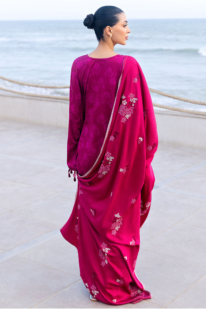 Cross Stitch | Cotton Satin 25 |FLORID ZEAL by Cross Stitch - Designer Dress  - Type : Ladies Clothes - Available at Libayah - 100% Original 