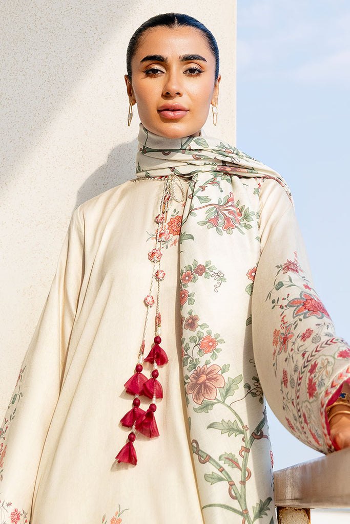 Cross Stitch | Cotton Satin 25 |  PETAL SAND by Cross Stitch - Designer Dress  - Type : Ladies Clothes - Available at Libayah - 100% Original 