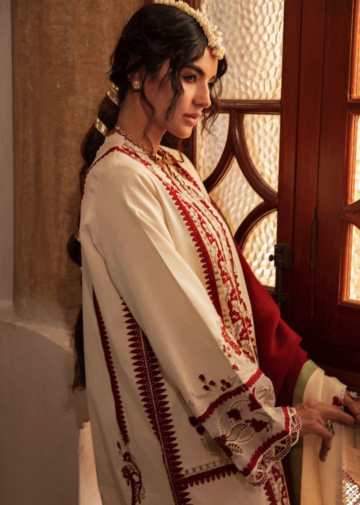 Crimson | Aaleen Winter 24 | Musafir by Crimson - Designer Dress - Type: Ladies Clothes - Available at Libayah - 100% Original