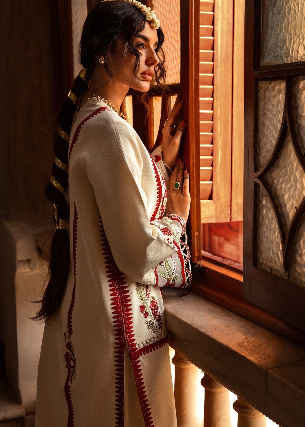 Crimson | Aaleen Winter 24 | Musafir by Crimson - Designer Dress - Type: Ladies Clothes - Available at Libayah - 100% Original