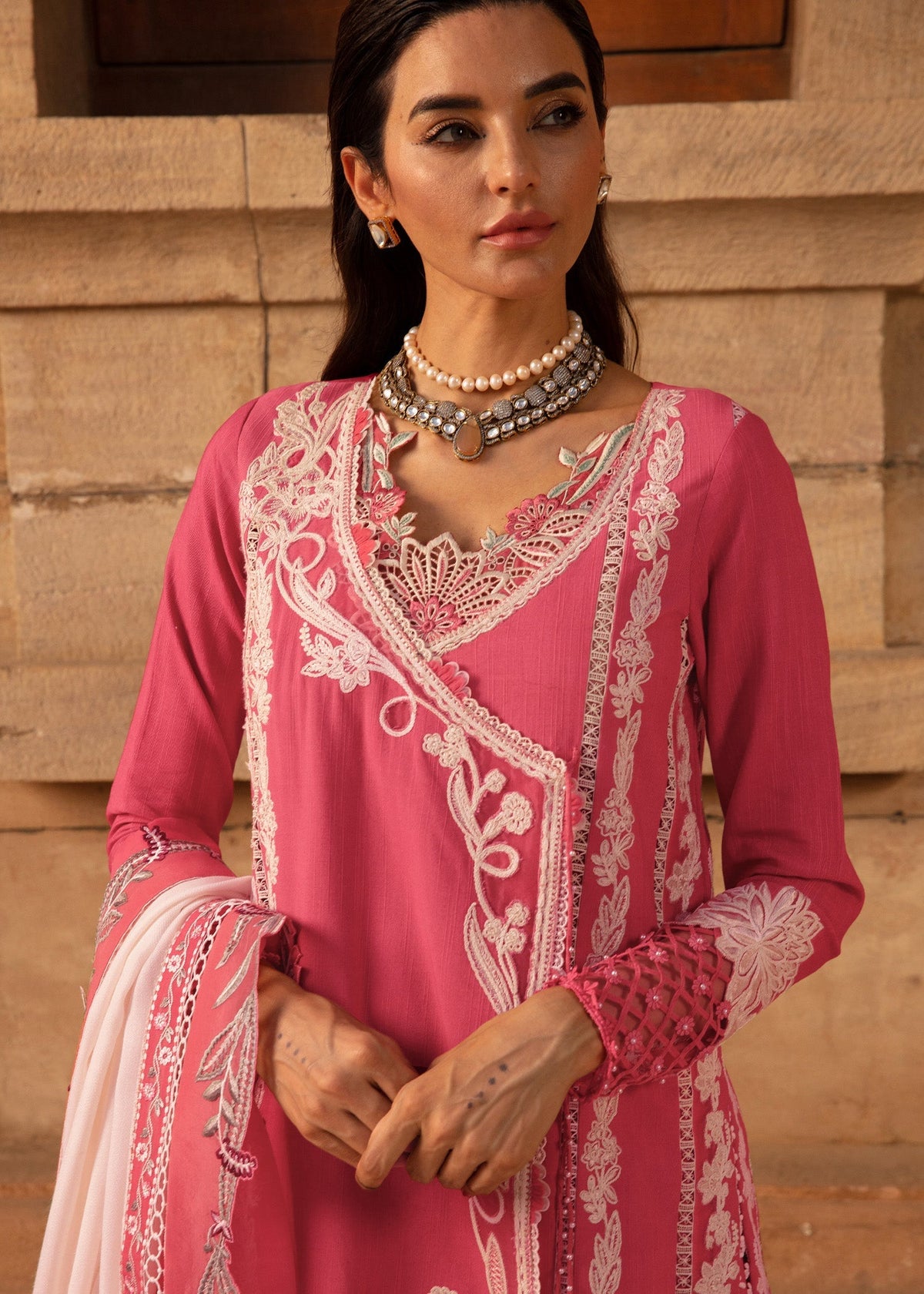 Crimson | Aaleen Winter 24 | Phulon ki Dastaan by Crimson - Designer Dress - Type: Ladies Clothes - Available at Libayah - 100% Original