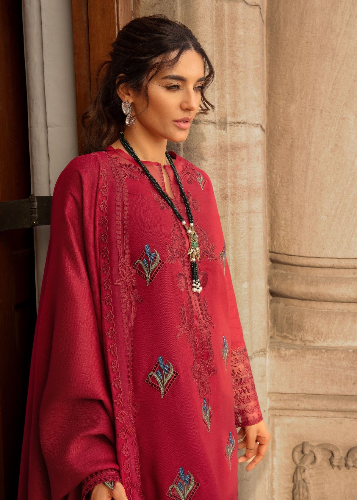 Crimson | Aaleen Winter 24 | Jurao ka Kaam by Crimson - Designer Dress - Type: Ladies Clothes - Available at Libayah - 100% Original