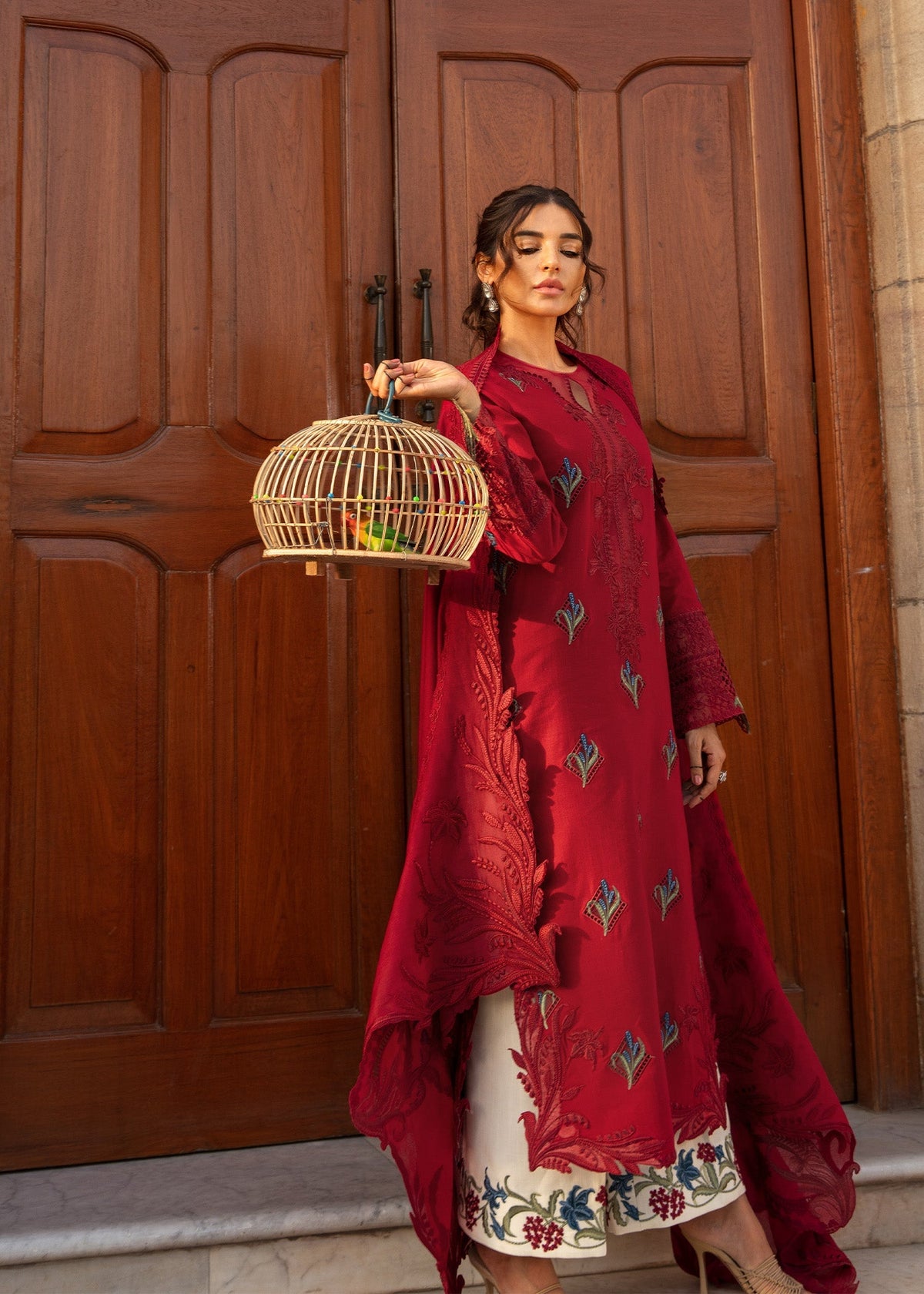 Crimson | Aaleen Winter 24 | Jurao ka Kaam by Crimson - Designer Dress - Type: Ladies Clothes - Available at Libayah - 100% Original