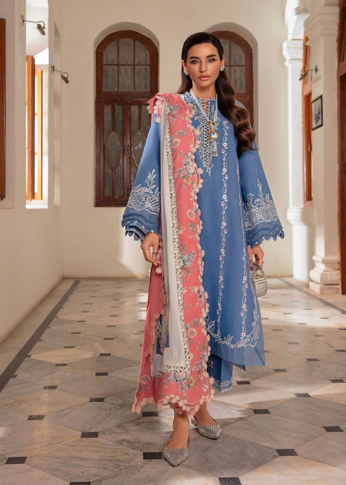 Crimson | Aaleen Winter 24 | Modern Memsaab by Crimson - Designer Dress - Type: Ladies Clothes - Available at Libayah - 100% Original