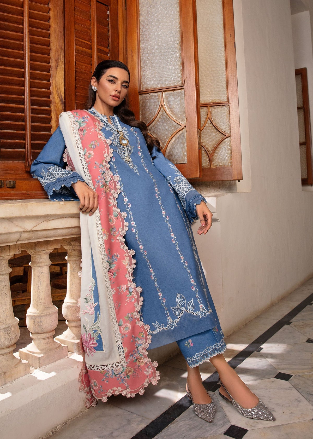 Crimson | Aaleen Winter 24 | Modern Memsaab by Crimson - Designer Dress - Type: Ladies Clothes - Available at Libayah - 100% Original