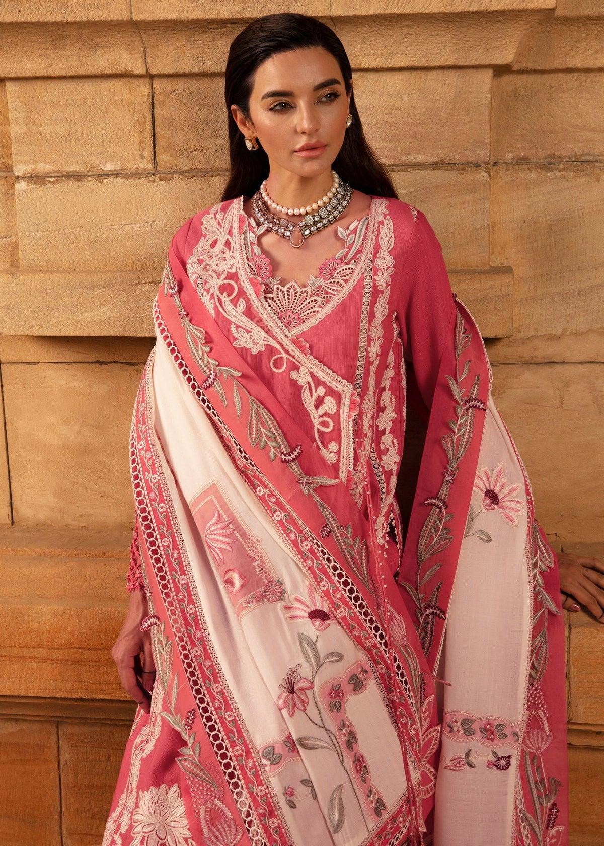 Crimson | Aaleen Winter 24 | Phulon ki Dastaan by Crimson - Designer Dress - Type: Ladies Clothes - Available at Libayah - 100% Original