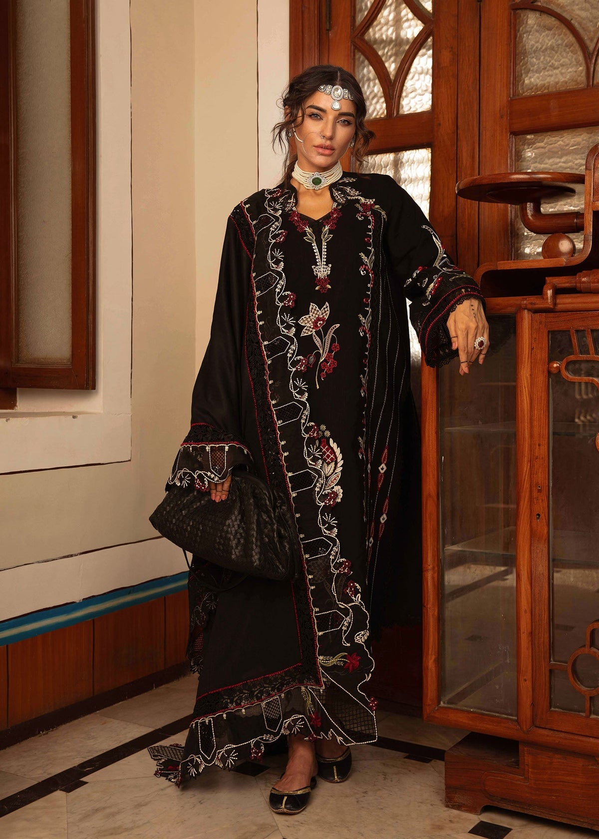 Crimson | Aaleen Winter 24 | Meenakari by Crimson - Designer Dress - Type: Ladies Clothes - Available at Libayah - 100% Original