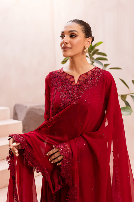 Azure | Ensembles Embroidered Formals | Crimson Glow by Azure - Designer Dress - Type: Ladies Clothes - Available at Libayah - 100% Original