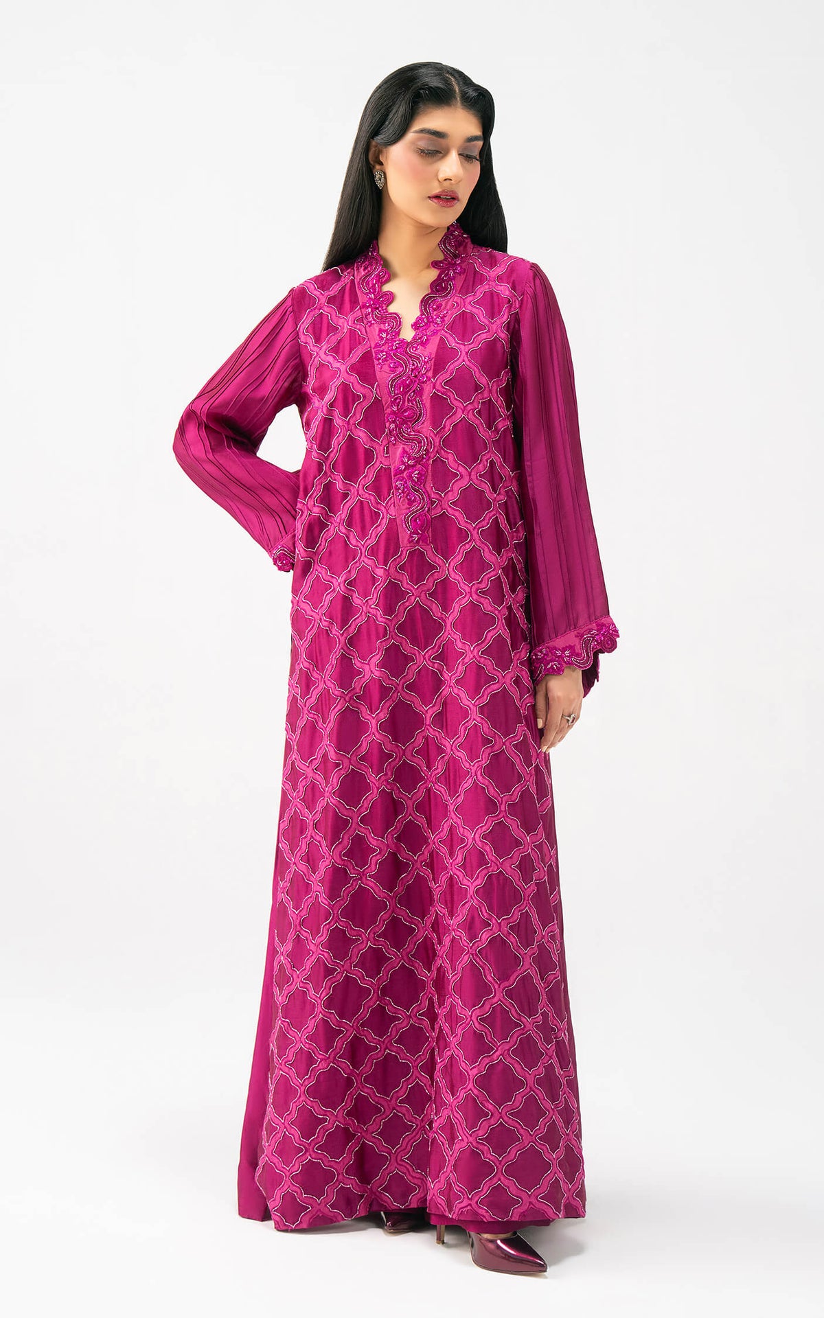Afrozeh | Basic Pret 26 RTW | NACRE by Afrozeh - Designer Dress  - Type : Ladies Clothes - Available at Libayah - 100% Original 