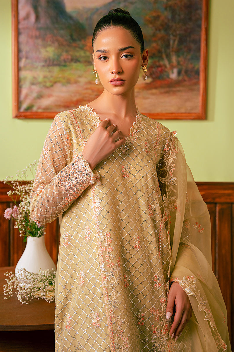 Cross Stitch | Luxe Atelier 24 | CANARY BUTTER by Cross Stitch - Designer Dress - Type: Luxury - Available at Libayah - 100% Original