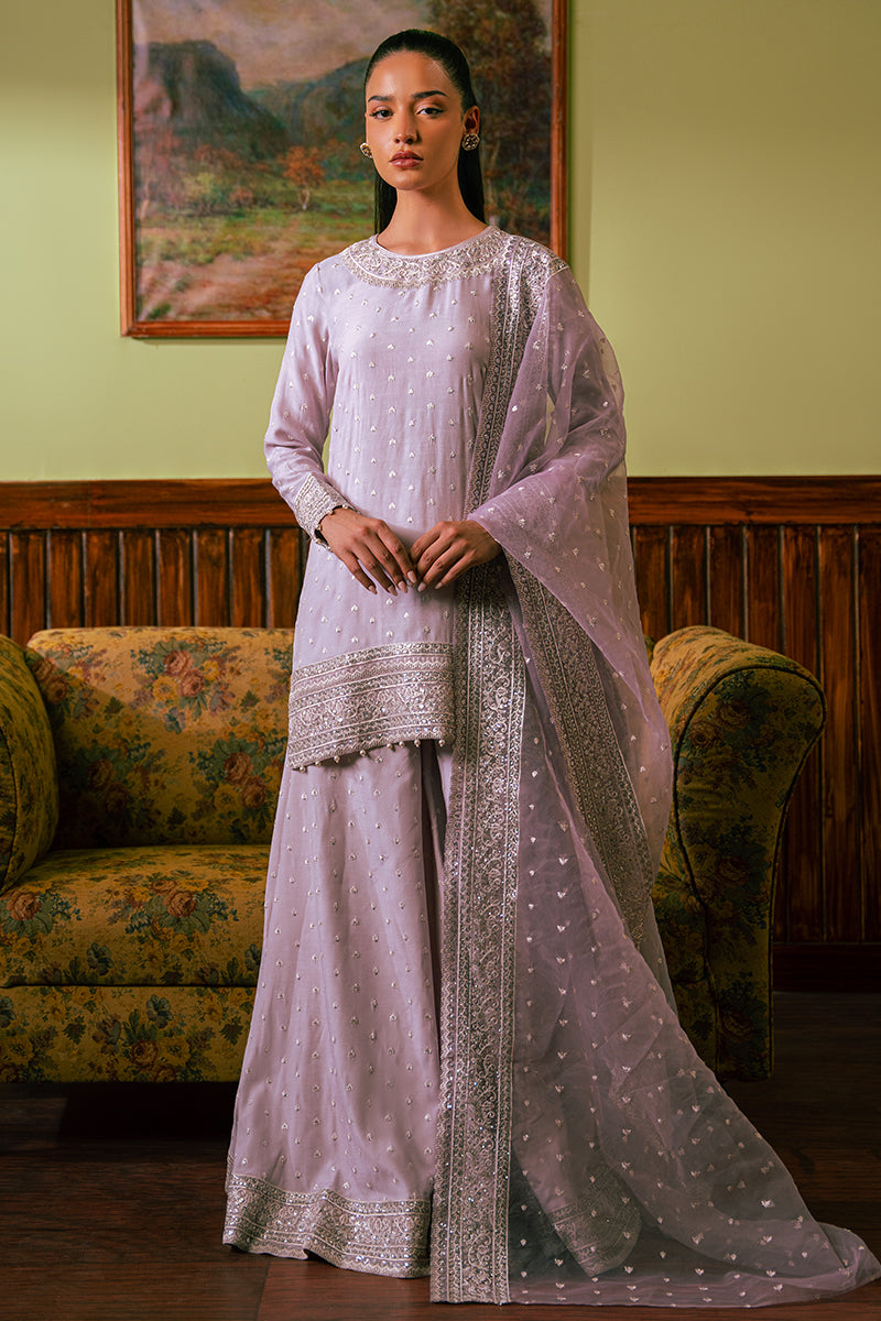 Cross Stitch | Luxe Atelier 24 | WISTERIA PLUM by Cross Stitch - Designer Dress - Type: Luxury - Available at Libayah - 100% Original