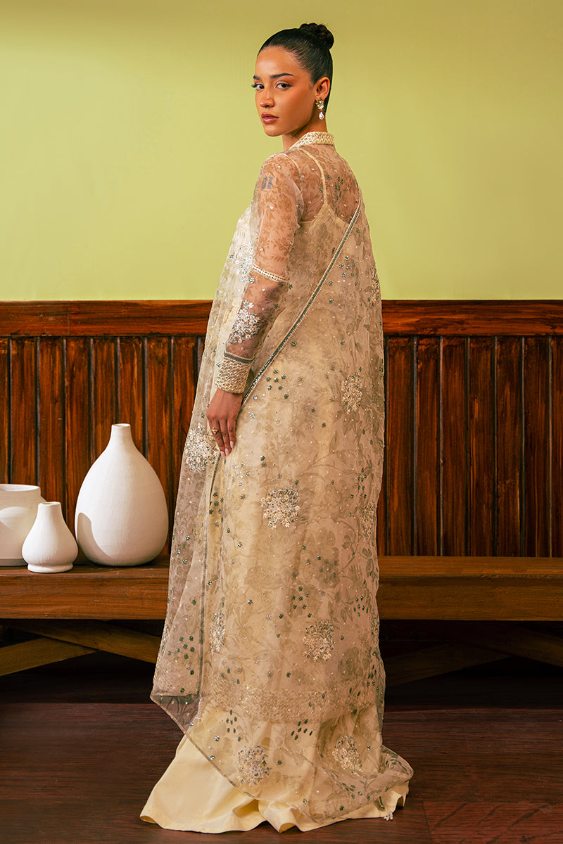 Cross Stitch | Luxe Atelier 24 | CELADON SAGE by Cross Stitch - Designer Dress - Type: Luxury - Available at Libayah - 100% Original